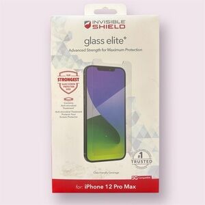 Glass Elite+ Screen Protector for iPhone 12 Pro Max - Clear